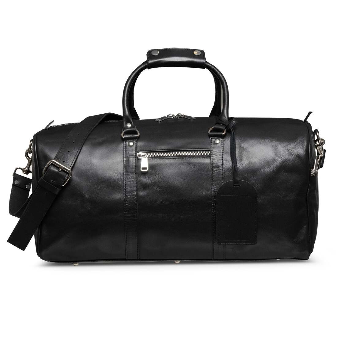 Leather Duffle Noir