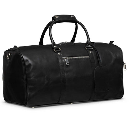 Leather Duffle Noir