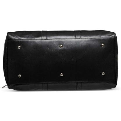 Leather Duffle Noir