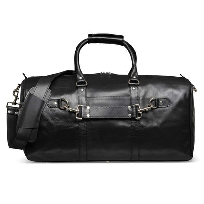Leather Duffle Noir