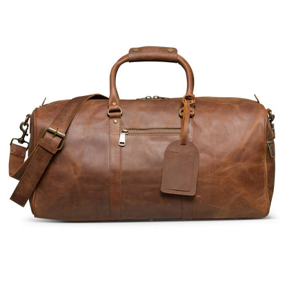 Leather Duffle Brown