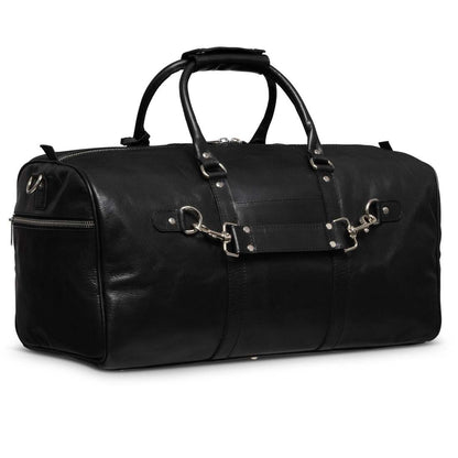Leather Duffle Noir